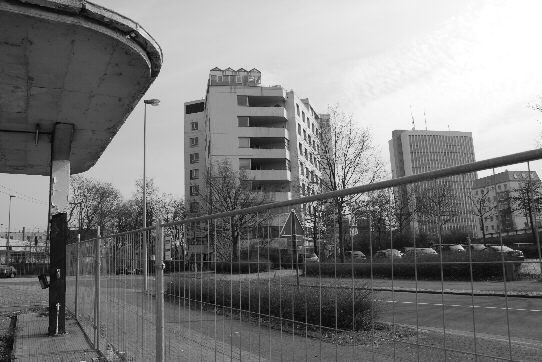 View of one of the public shelters for homeless people in Bremen