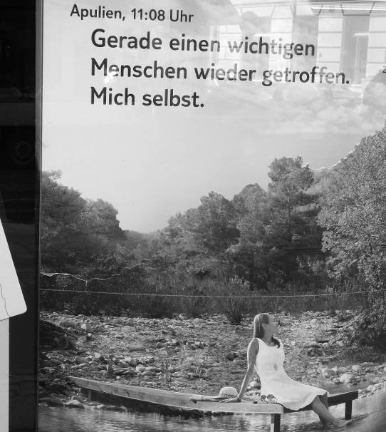 Plakat eines Reiseunternehmens