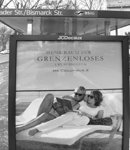 Plakat eines Reiseunternehmens