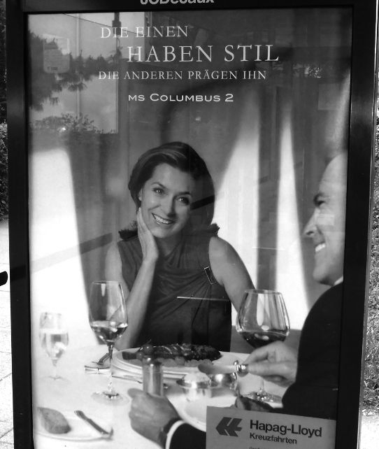 Plakat eines Reiseunternehmens