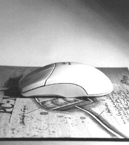 Maus auf Mauspad