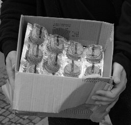 Werbegeschenke der Telekommunikationsfirma