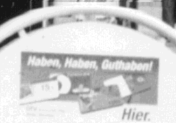 Bierwerbung am Sielwall Detail