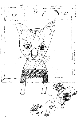 Katze am Fenster